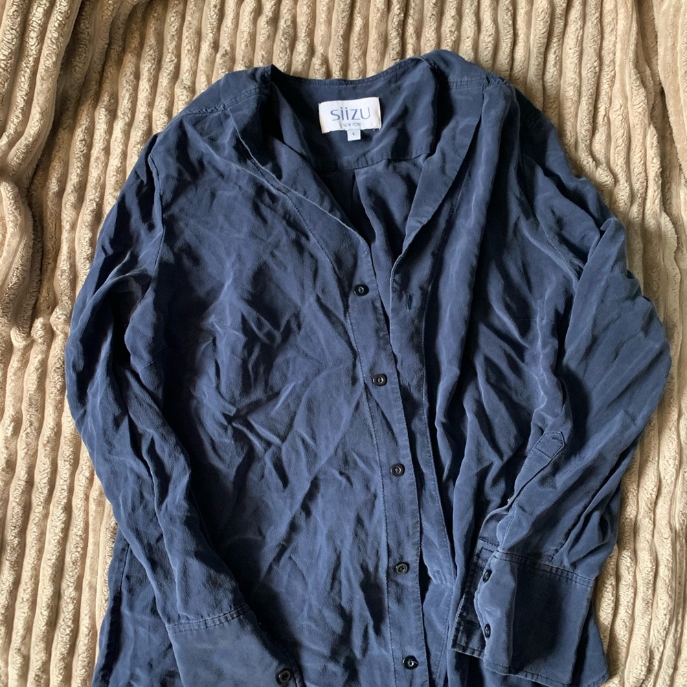 SiiZU Luxary Silk Blouse